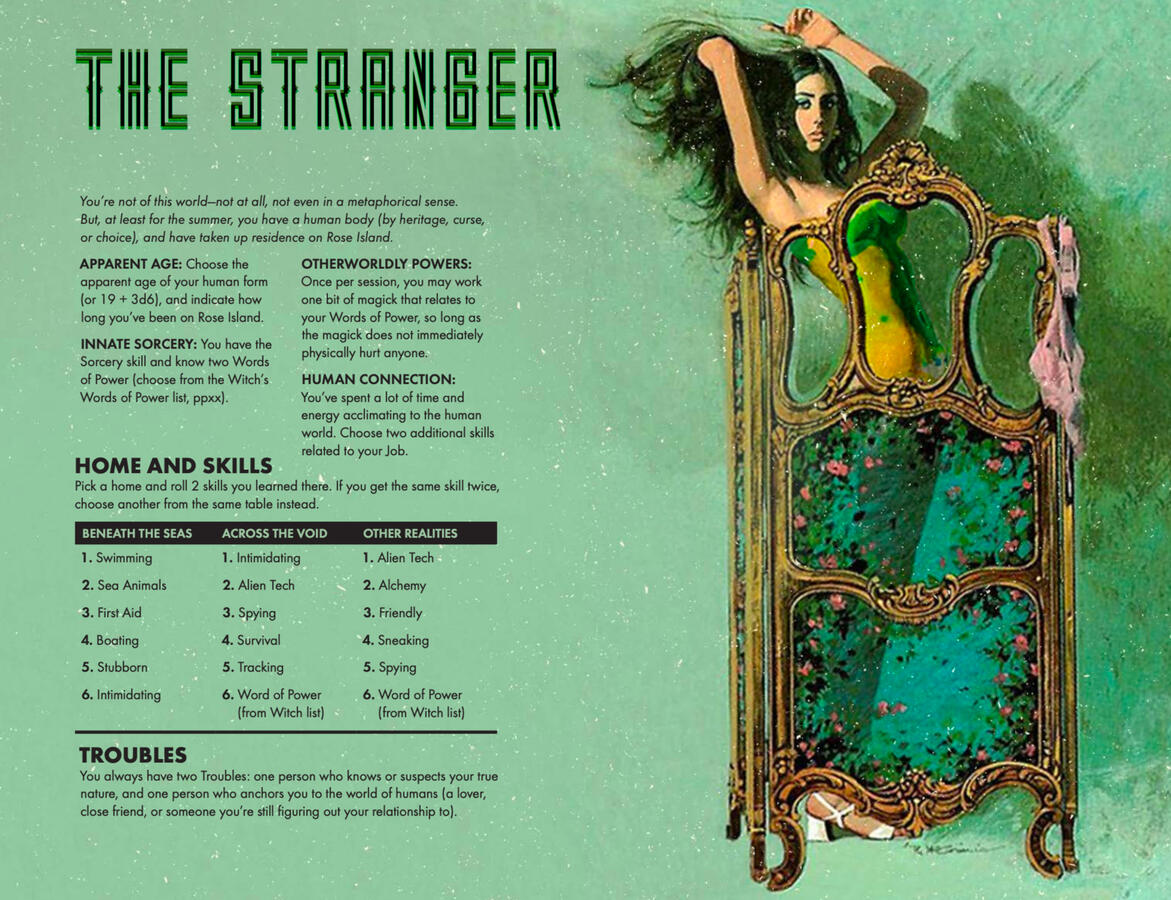The Stranger, an origin story for player characters